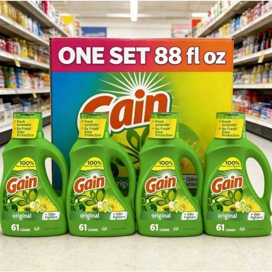 Premium Specials! Classic Fresh Scent Fragrance Capsule Detergent | Powerful Stain & Odor Removal Laundry Soap | Up To 6 Weeks Long Lasting Freshness Wash - 88 Fl Oz(61 Loads) - View 1