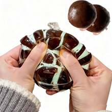New Arrival, Ultra Soft Creative Mint Chocolate Crispy Squeeze Toy, Stress Relief Squishable Cracking Sound Modeling Prop, Ideal For Teens, Gag Gift, Gift For Friends, Holiday Gift, Valentine's Day Gift Random Color 1pc - Multicolor - View 5
