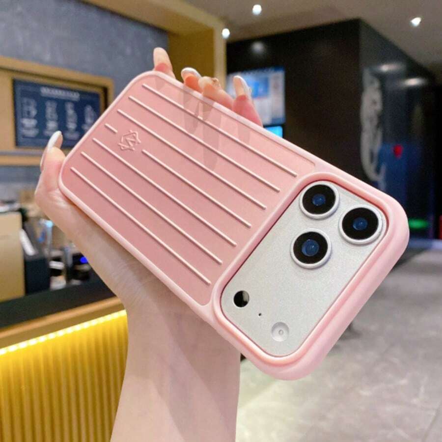 DECOPHONE Pink Daymera Patterned Phone Case Compatible With Apple 17 Pro Max, Matte Anti-Drop, 16 Pro Lens Full Coverage, 15 Pro Max Premium Protective Case - Pink - View 1