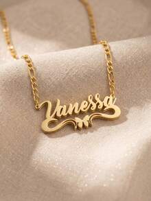 Dây chuyền khắc tên hai lớp mạ vàng 18K theo yêu cầu: Trang sức khắc chữ thư pháp vàng theo yêu cầu, Dây chuyền khắc tên, Dây chuyền khắc tên hai lớp mạ vàng, Dây chuyền khắc tên bằng vàng, Dây chuyền theo yêu cầu, Quà tặng cá nhân hóa, Quà Giáng sinh, Quà tặng cá nhân hóa cho nữ, Trang sức cho phù dâu, Quà tặng Ngày của Mẹ - Nhiều màu - Xem 8