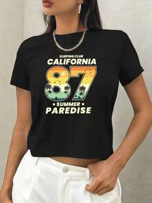 Women T-Shirts - Black - View 1