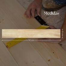 Vinil Piso Autoadherible Tipo Duela 12pzs Textura Madera - A - Ver 6