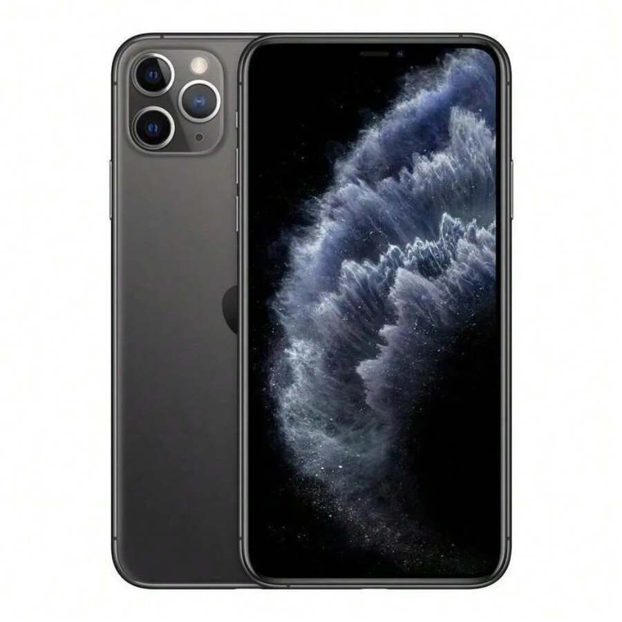 (9 New) Apple IPhone 11 Pro, Gray, Dual SIM, Dual Standby, Battery Health Over 70%, Free Charging Cable Or Screen Protector, Used-Good - Space Gray - View 1