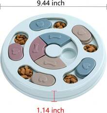 DR CATCH Dog Puzzle, A Dog Food Toy Designed To Train Intelligence And Mental Well-Being, Dog Therapeutic Puzzle (Blue) - Pink - View 2