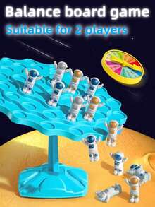 New Board Game – 2-Player Spaceman Balance Challenge (64 Spacemen + Roulette + Dice), Perfect For Holiday Parties, Romantic Couples & Friends, Halloween Christmas Gift - Space-themed Balance Game - View 11