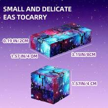 Infinity Cube Toy, Galaxy Space Toy, Stress Relief Building Blocks, Toy - Multicolor - View 3