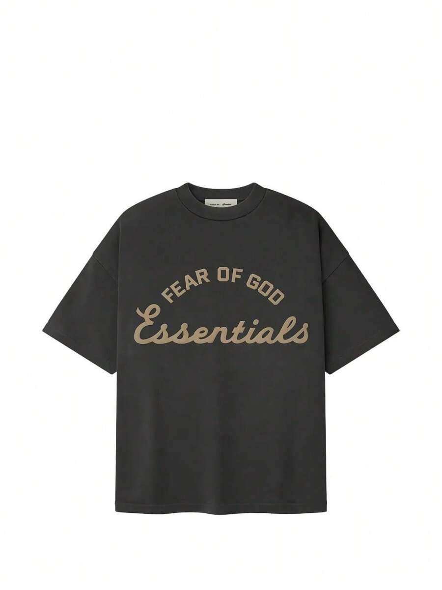 FEAR OF GOD ESSENTIALS - Men Training 90'S Short Sleeve Tee - FADED IRON GREY - View 1