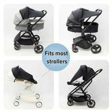 1pc High-View Double-Sided Push Cart Sunshade Accessory, Sun Protection, UV Protection, Rainproof, With Independent Storage Bag, Suitable For Outdoor Use, Outdoor Essential, Travel Portable, Camping Essential, Portable Tool, Summer Essential, Summer Portable - Multicolor - View 6