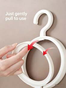 2pcs Hat Rack, Scarf Organizer Hooks, Wall-Mounted Cabinet Door Storage Rack, Over-The-Door Hanger, Hat Storage Accessories, Bedroom/Living Room/Dorm Supplies, Home Organization And Storage Items - MultiWarna - View 6