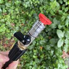 1/4" Quick Connect Valve, Pressure Washer Spray Nozzle, High Pressure Hose Valve Switch, Suitable For Vehicle, Yard, And Road Cleaning - Only for Kar-cker - View 8