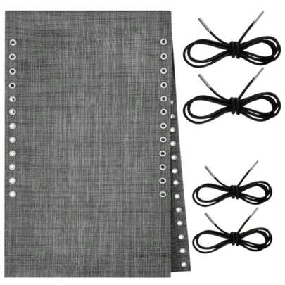 Chair Replacement Fabric With 4 Bungee Cord Lounge Chair Cloth Mesh Repair Kit For Patio Recliner Outdoor Lawn Pool