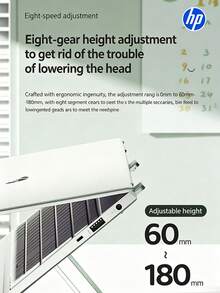 Giá đỡ laptop HP 1 mảnh, có thể gập lại và điều chỉnh, thiết kế treo nâng tản nhiệt, chống trượt. - Xem 6