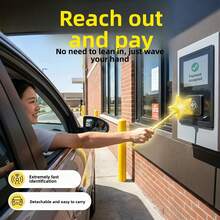 Star-Shaped Non-Contact Payment Magic Wand Card Holder, Suitable For NFC Transactions - A - View 1