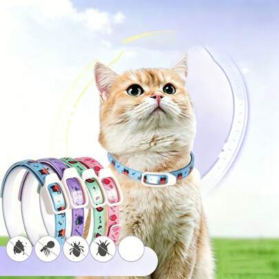 1 chiếc vòng cổ chống bọ chét và ve cho thú cưng hình trái cây sáng tạo, trang trí và thiết thực, phù hợp cho mèo và chó, có thể điều chỉnh và cắt tỉa, dùng để trang trí hàng ngày và kiểm soát côn trùng gây hại ngoài trời, chu vi cổ 32cm.