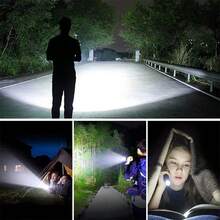 高功率 P50 LED 手电筒，带变焦功能，5 种照明模式，防水应急手电筒，适合露营，采用高强度铝合金制成。 - 多色 - 查看 6