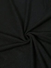 Camiseta con Estampado Gráfico de Natación para Mujer, Top Casual de Manga Corta y Cuello Redondo para Verano y Primavera.Camiseta Y2k - Negro - Ver 4