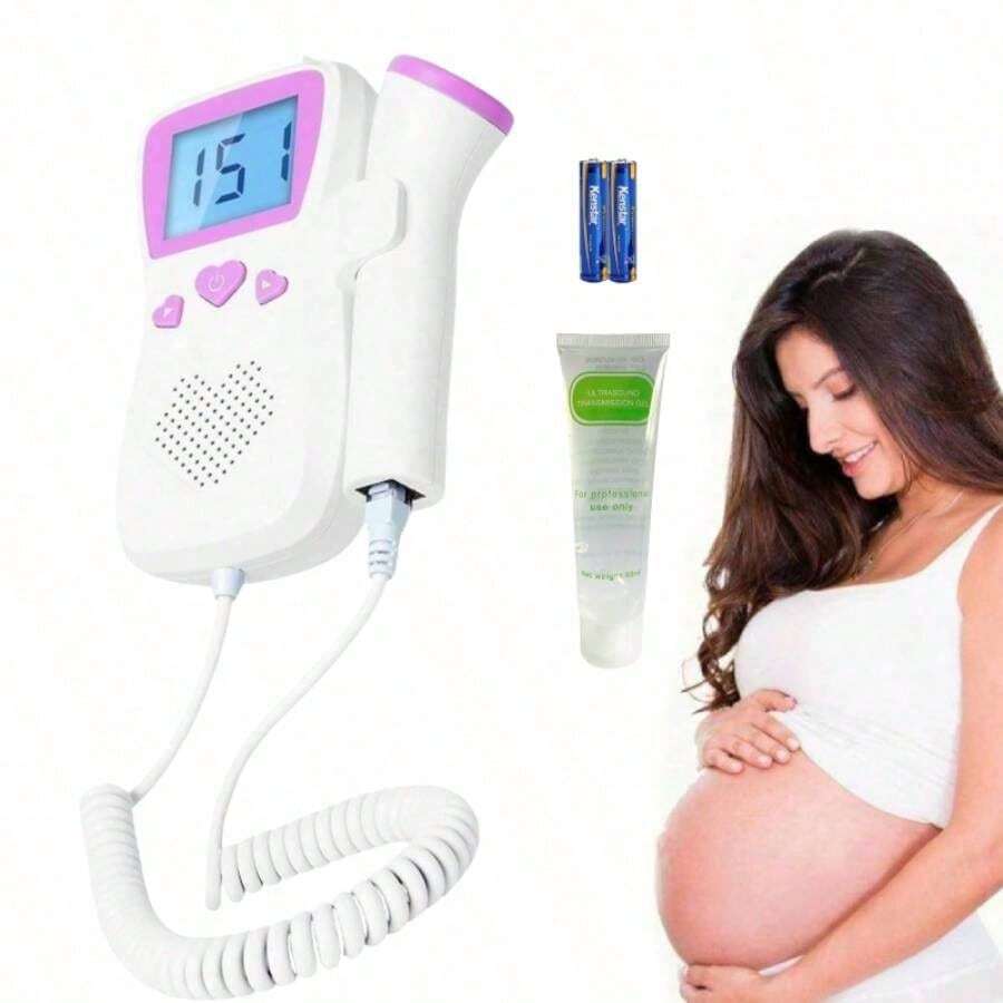Fetal Doppler Heart Monitor, Compact With Storage Bag And Ultrasound Gel, Easy To Use Handheld Heartbeat Detector - DOP ES - 查看 1