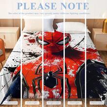 Marvel 这款蜘蛛侠主题法兰绒毯采用泼墨涂鸦艺术风格。醒目的红黑配色营造出强烈的视觉冲击力，蜘蛛侠的标志性颜色也清晰可见，便于识别。它兼具美观与舒适，触感柔软，适合用作沙发毯、午睡毯或床上用品装饰，尤其适合夏季使用。 - 彩色 - 查看 8