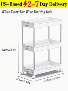 Sleek Rolling Storage Cart With Smooth Wheels For Tiny Corners Slim Storage Cart Organizer For Renters Sturdy Rolling Utility Cart To Use In Narrow Bathroom Mobile Shelving Unit Organziers Storage Kitchen Essentials Storage Room Deocr Bathroom Accesssories Shelves Kitchen Storage Bathroom Storage - Nhiều màu - Xem 18