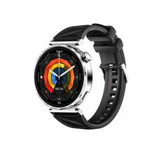 PANDA Reloj inteligente GT5 MINI, modelo para mujer, IP68 resistente al agua, pantalla IPS de 1.32", batería incorporada de 210mAh, esfera multilingüe, compatible con Android/iOS, reloj inteligente ultrafino, compatible con llamadas/notificaciones de SMS, monitoreo de sueño, GPS, NFC, podómetro, detección de ruido, modos deportivos, regalo para mujeres/hombres/parejas/amigos/cumpleaños - Ver 13