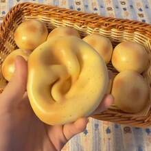 1pc Handmade Coconut Oil Squishy Ball - Upgraded Crunchy Fidget Stress Ball,Potato Crunchy Stress Balls,Ice Skin Fidget Sensory Toys Party Gifts / Holiday Gifts / Birthday Gifts / Relieving The Pressure On Fingers - 派對玩具 - 查看 3