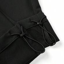 Adidas Men's Casual Loose Straight Leg Cargo Pants - Black - View 8