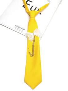 1 chiếc cà vạt hình bướm không cần thắt, phù hợp cho phong cách thường ngày, dạo phố, dự tiệc và đi học. - Nhiều màu - Xem 7