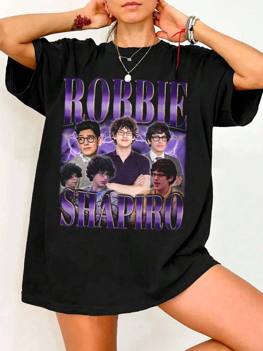 Robbie Shapiro Shirt - Personalized Vintage Gift For Him Or Her - Black - View 1