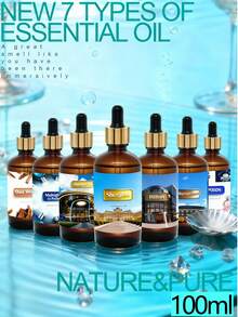 100ml Fragrance Essential Oil, Aroma Diffuser Refill Liquid, Suitable For Humidifier, Car Diffuser, Sachet, Fragrance Sheets, Laundry Fragrance, Laundry Detergent, Odor Eliminator, Fragrance Oil - Multicolor 100ml - View 2