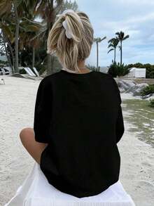Women T-Shirts - Black - View 3