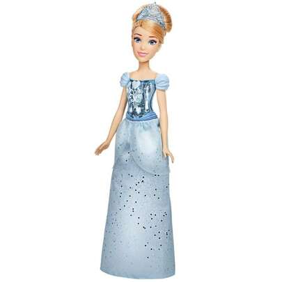  Hasbro Disney Princess Royal Shimmer Cinderella Fashion Doll - Girls Toy Gift With Glitter Dress And Accessories, Suitable For 3 Years And Up