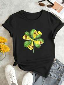 Women T-Shirts - Black - View 2