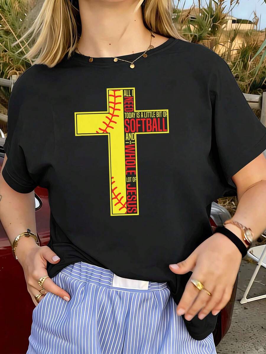 Women T-Shirts - Black - View 1