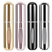 4pcs 0.17oz Portable Perfume Spray Bottles - Leak-Proof Aluminum Atomizer, Travel Essential |   Easy To Refill, Suitable For Perfume, Essential Oils, Cologne And Other Liquids, Travel Accessories, Beach Vacation, Summer Holiday, School Supplies, Back To School - 彩色 - 查看 1