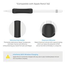 Ergonomics Grip Holder Compatible With Apple Pencil 1st Gen Accessory Slim Silicone Protective Sleeve Cover Holder Compatible With Apple Pencil - Multicolor - View 4