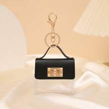 Mini Women Handbag, Coin Purse Accessory Charm, Cute Women Phone Pouch Pendant In Ins Style - Black - View 1