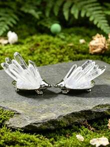 1个天然透明水晶刺猬摆件，家居/桌面疗愈水晶饰品，礼品 - 刺蝟 - 查看 4