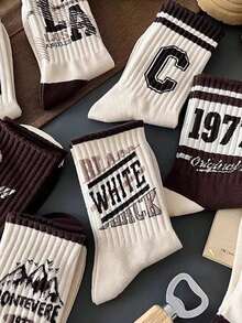 7 đôi tất cổ ngắn thoải mái, thoáng khí, phối ngẫu nhiên - Nhiều màu - Xem 4