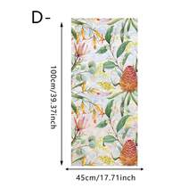 1/3pcs Stained Effect Decorative Floral Static Cling Window Film. Colorful Hydrangea, Daffodil And Datura Flower Designs. No Glue, Removable & Waterproof. For Living Room, Bedroom, Bathroom, Easy Install, Sunlight Rainbow, UV Protection. - Multicolor - View 16