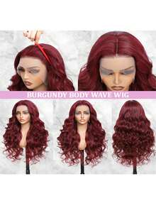 13x4蕾丝前假发，真人混纺发丝，预先拔毛；200密度高清水波纹蕾丝前假发，真人混纺发丝；前额假发；真人混纺发丝假发；女士无胶假发；真人混纺发丝，预先拔毛 - SBUG - 查看 4