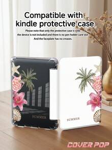 Ốp lưng máy tính bảng họa tiết cây dừa và hoa huệ, tương thích với iPad Air 11 inch M3 2025 / M2 2024, Air thế hệ thứ 5 2022, Air 8 2026 (11/13 inch), (A16) 11 inch thế hệ thứ 11 2025, tương thích với Samsung Galaxy Tab, Kindle Paperwhite thế hệ thứ 12 2024. Mặt lưng trong suốt, ốp bảo vệ họa tiết thời trang, chức năng tự động tắt/mở màn hình, bảo vệ bằng túi khí, phù hợp cho cả công việc văn phòng và làm quà tặng. - Nhiều màu - Xem 7