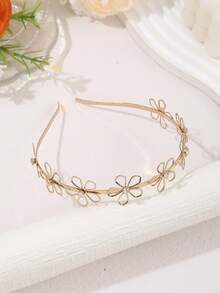 1/2 chiếc băng đô cài tóc kim loại rỗng kiểu Pháp lãng mạn, kẹp tóc dễ thương đa năng cho kỳ nghỉ biển, món quà thanh lịch cho Ngày của Mẹ/Sinh nhật. - Nhiều màu - Xem 3