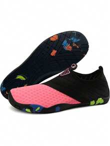 Women's Water Shoes, Beach Shoes, Sock Shoes, Outdoor Sports Shoes, Surfing, Swimming, Kayaking And Diving Shoes, Suitable For Indoor And Outdoor Use, Comble And Soft - Pink - View 7