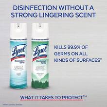 Lysol  Spray, Crisp Linen, 228oz (12X19oz) Pack Of 12 - 19 ounce (Gói 12 cái) - Xem 5