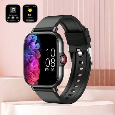 1.83" High Definition Display Smart Watch, Alloy Body, Wireless Calling, Multiple Sports Modes, Sedentary Reminder, Compatible With Android And IOS, Suitable As Gift For Friends And Couples