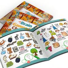 Brain Games Fun Challenge For Kids, Picture Puzzle And Word Search Activity Book, Visual Brain Teasers, Logic Thinking, Observation Skills, Problem Solving Workbook For Children, Early Learning Educational Book - Multicolor - View 7