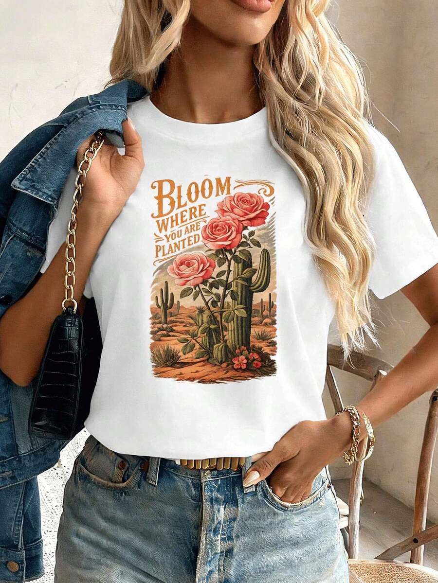 Women T-Shirts - White - View 1