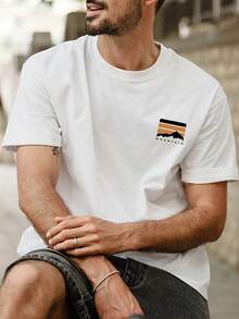 Camisetas de hombre para primavera y verano - Negro - Ver 8