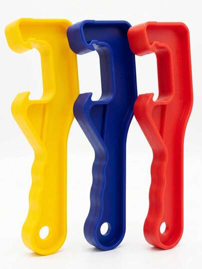 1pc Effortless Lid Lifting Paint Can Opener, Solid Plastic Bucket Lid Wrench, Clever Deep Hook Pail Remover, Functional Aesthetic DIY Hand Tool, Practical Gift For Painters, Sturdy Unisex Crafting Accessory, Room Makeover Gift For Creative Friends And Thrift Flippers