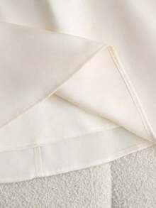 Vestido mini de estilo francés con tirantes de acetato y lazo, vestido elegante con cintura ceñida en color albaricoque, adecuado para fiestas, graduaciones, vacaciones, San Valentín, festivales de música, Día de la Madre, Acción de Gracias, Pascua, Día Nacional, bailes, citas, bodas, salidas - Albaricoque - Ver 4